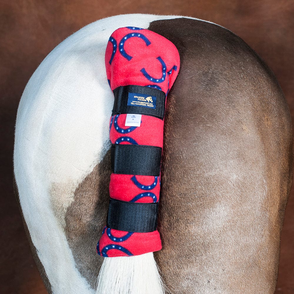 Tail Guard - Red Horse Shoes (discontinued colour) - XL