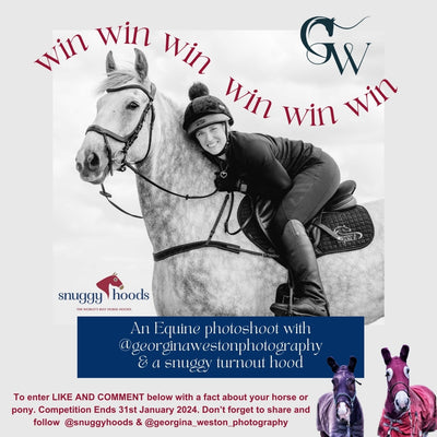 Your opportunity to WIN an Equine Photoshoot & a Turn Out Hood