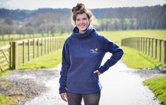 Child XL Navy Jumper - Snuggy Hoods embroidery - New