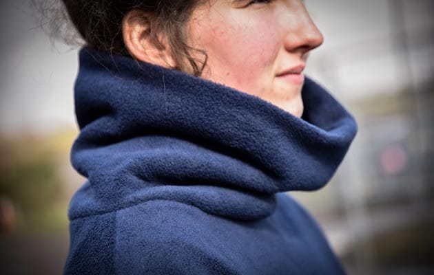 Child XL Navy Jumper - Snuggy Hoods embroidery - New