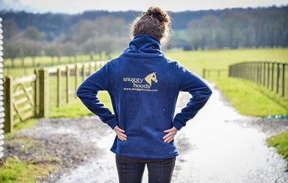 Child XL Navy Jumper - Snuggy Hoods embroidery - New