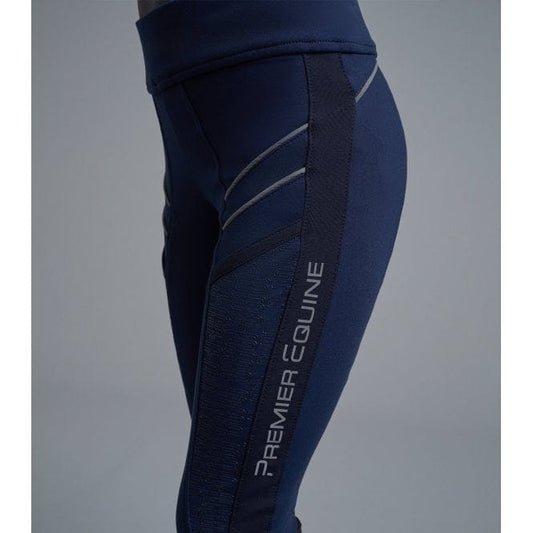 Collants d'équitation Premier Equine pour filles 5-6 ans (assise intégrale en gel) à enfiler