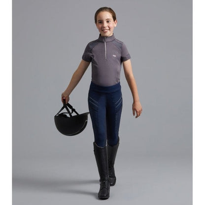 Collants d'équitation Premier Equine pour filles 5-6 ans (assise intégrale en gel) à enfiler