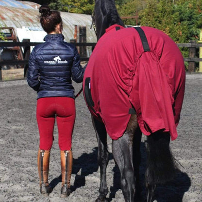 Snuggy Hoods Winter Under Rug with complete tummy coverage for horse & pony 