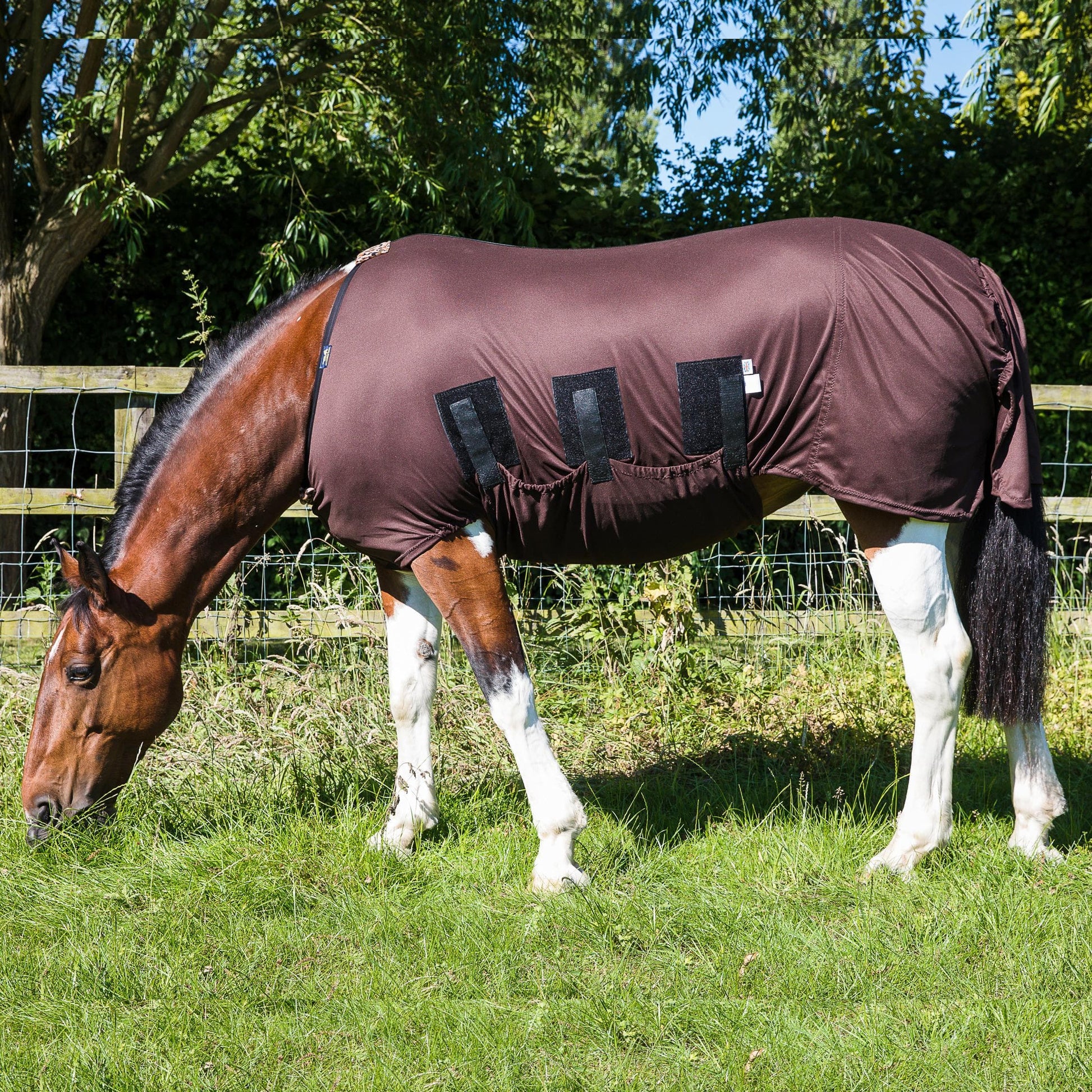 Snuggy Hoods Sweet Itch Horse & Pony Rug with full tummy coverage - Protects from biting insects, midges & UV