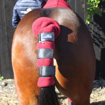 Fleece Horse Tail Guard - Travel Tail Guard for Horse & Pony - Snuggy Hoods